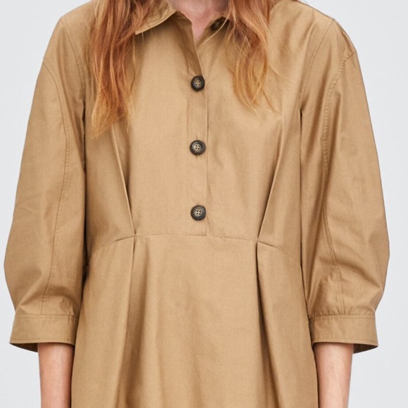Zara Asymmetric shirt dress - Picture 2 of 3